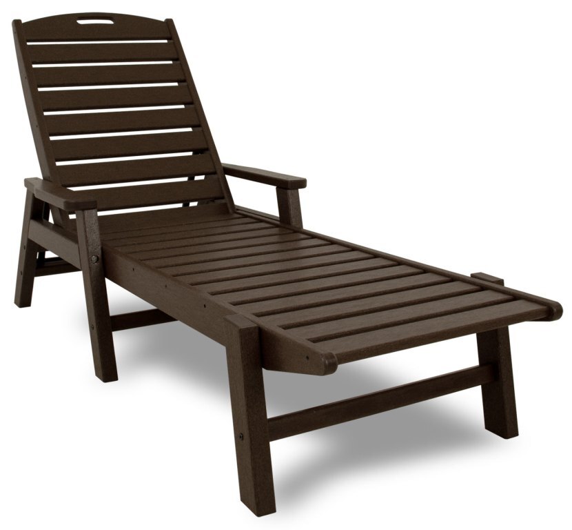 POLYWOOD Nautical Chaise Lounge